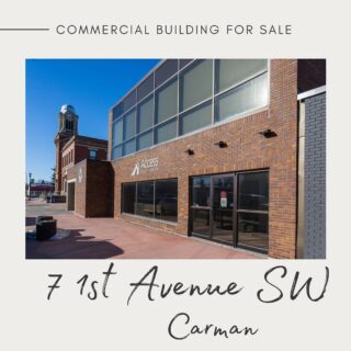 Just 40 minutes from Winnipeg sits this gorgeous office building with endless potential and possibilities. Details include 7451 sq ft on 2 levels, 8 main floor offices and 2 reception areas, 6 offices upstairs reception area and large boardroom, 5 powered parking spots, 2 vaults! Please check out virtual walk through link for tour. 
💲549,000
Call today!